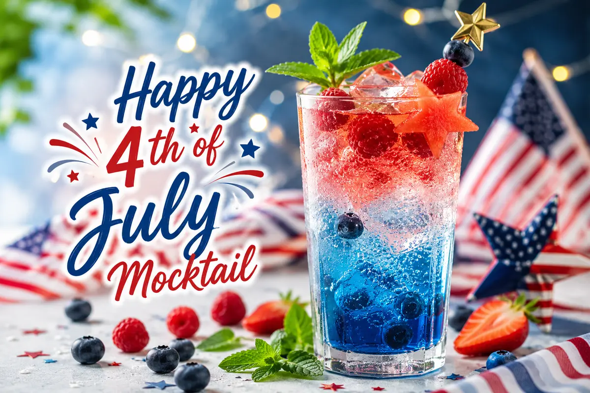 Happy 4th of July Mocktail